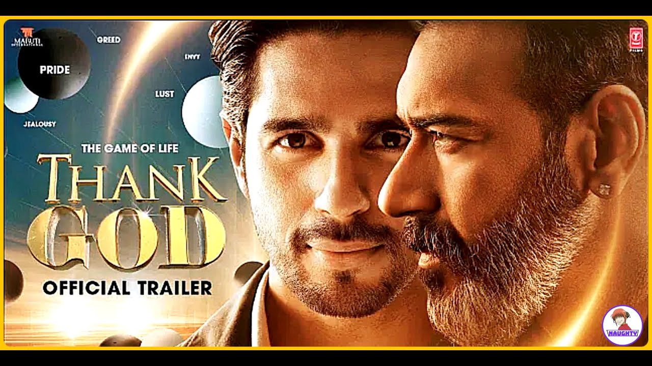 Thank God (Official Trailer) Ajay Devgan, Siddharth | Rakul | Indra Kumar | Bhushan Kumar | Full HD