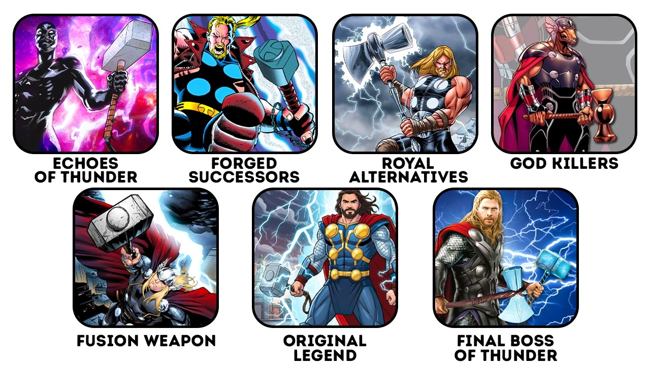 Every Thor Hammer Ranked Weakest to Strongest Explained in 12 Minutes