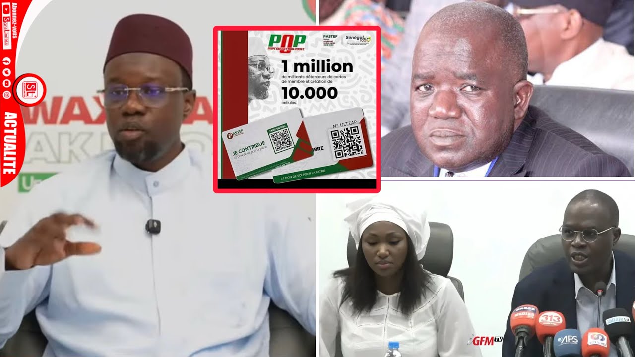 Carte Numérique Pastef - Sonko lance des piques à Oumar Sarr, FDR & Cie..