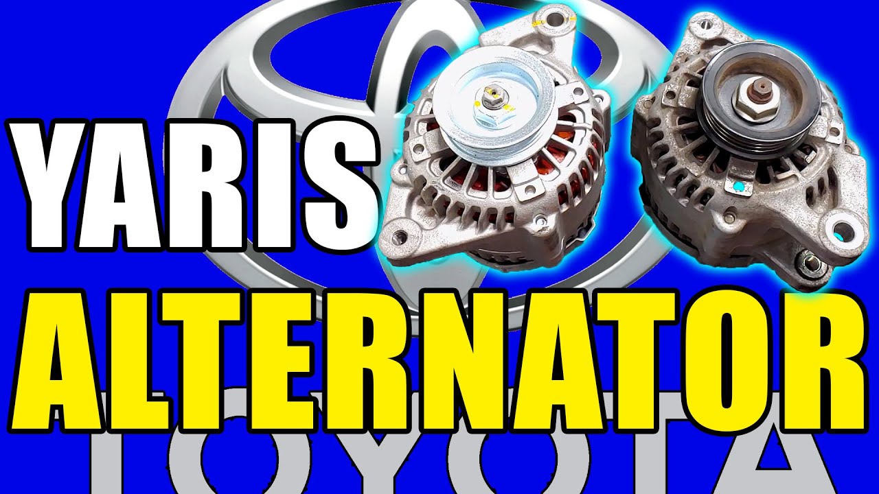 Toyota Yaris Alternator Replacement with Tool Sizes