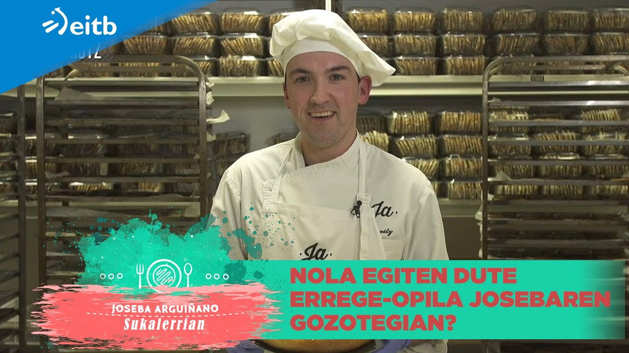 Nola egiten dute errege-opila Josebaren gozotegian?