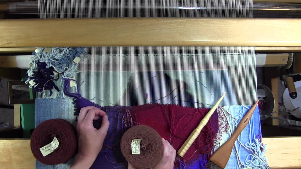 Tapestry weaving, low warp style with Rebecca Mezoff