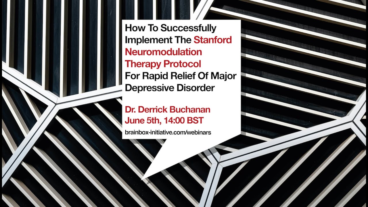 Implementing The Stanford Neuromodulation Therapy Protocol For Relief Of Major Depressive Disorder