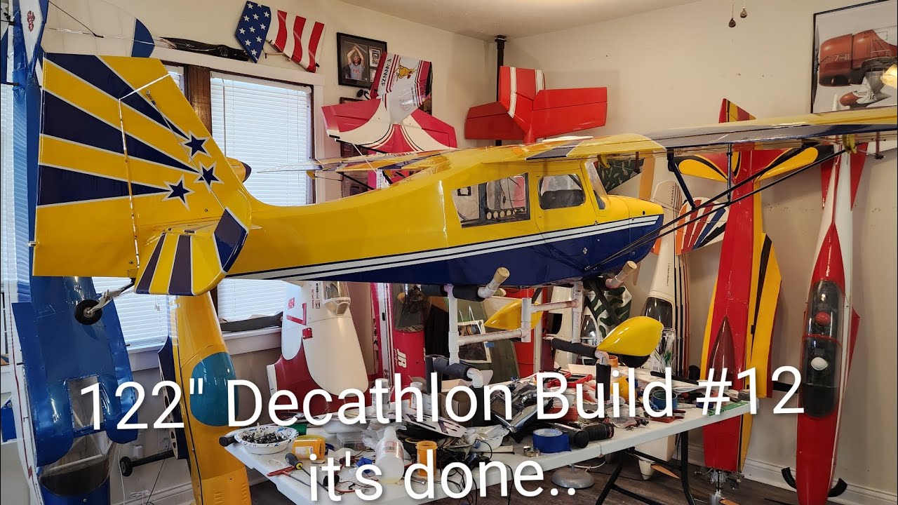 Seagull Models 122" Decathlon Build #12 finished..