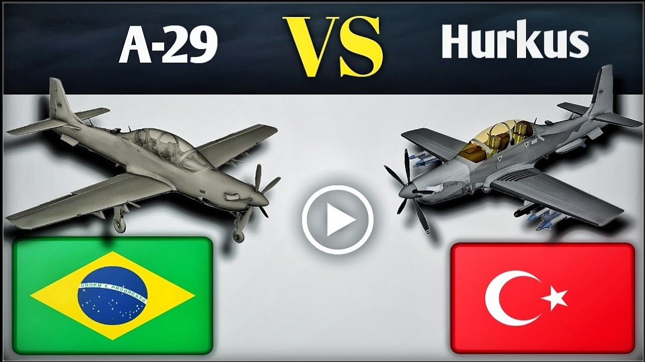 Brazilian Super Tucano VS Turkish Hurkus-C Light Attack Aircraft