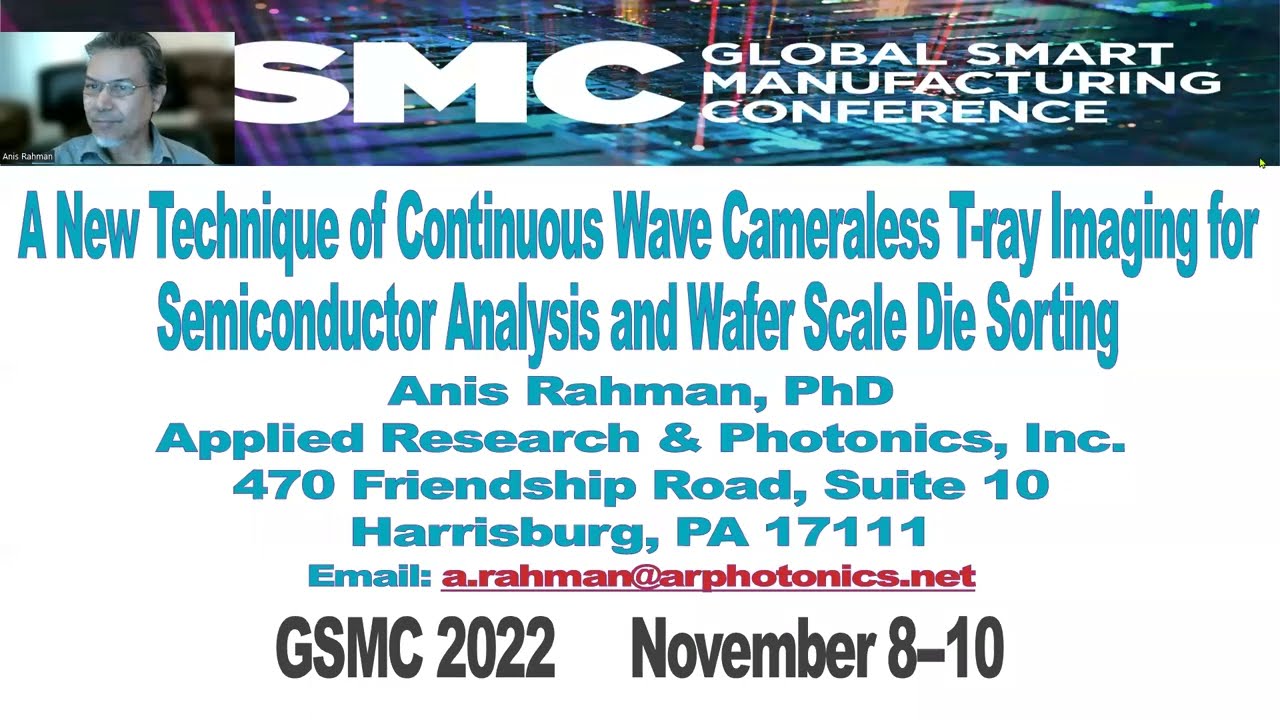 A New Technique of CW Cameraless T-ray Imaging for Semiconductor Wafer Scale Die Sorting