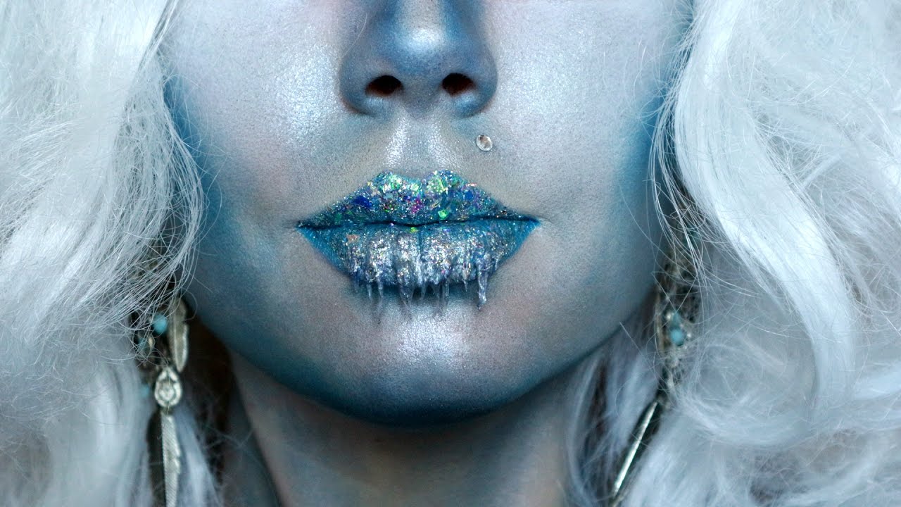 Icy lipart - Ice Queen makeup tutorial