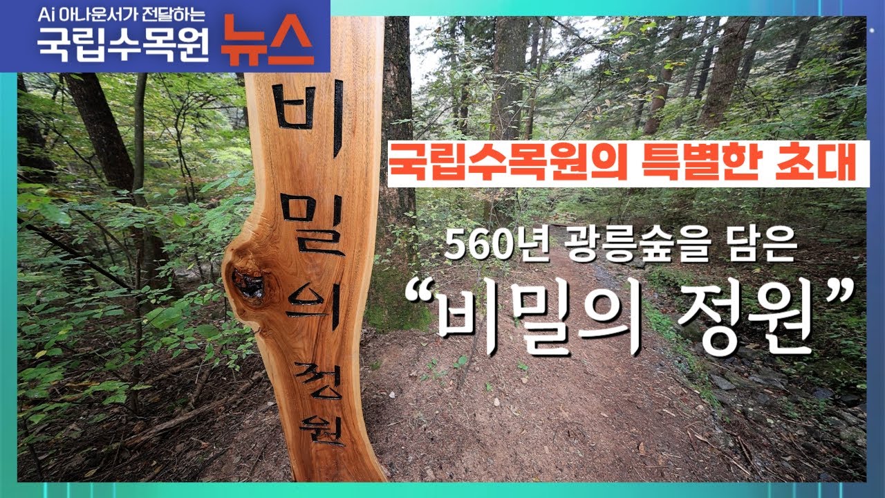 [AI 뉴스] 560년 광릉숲을 담은 