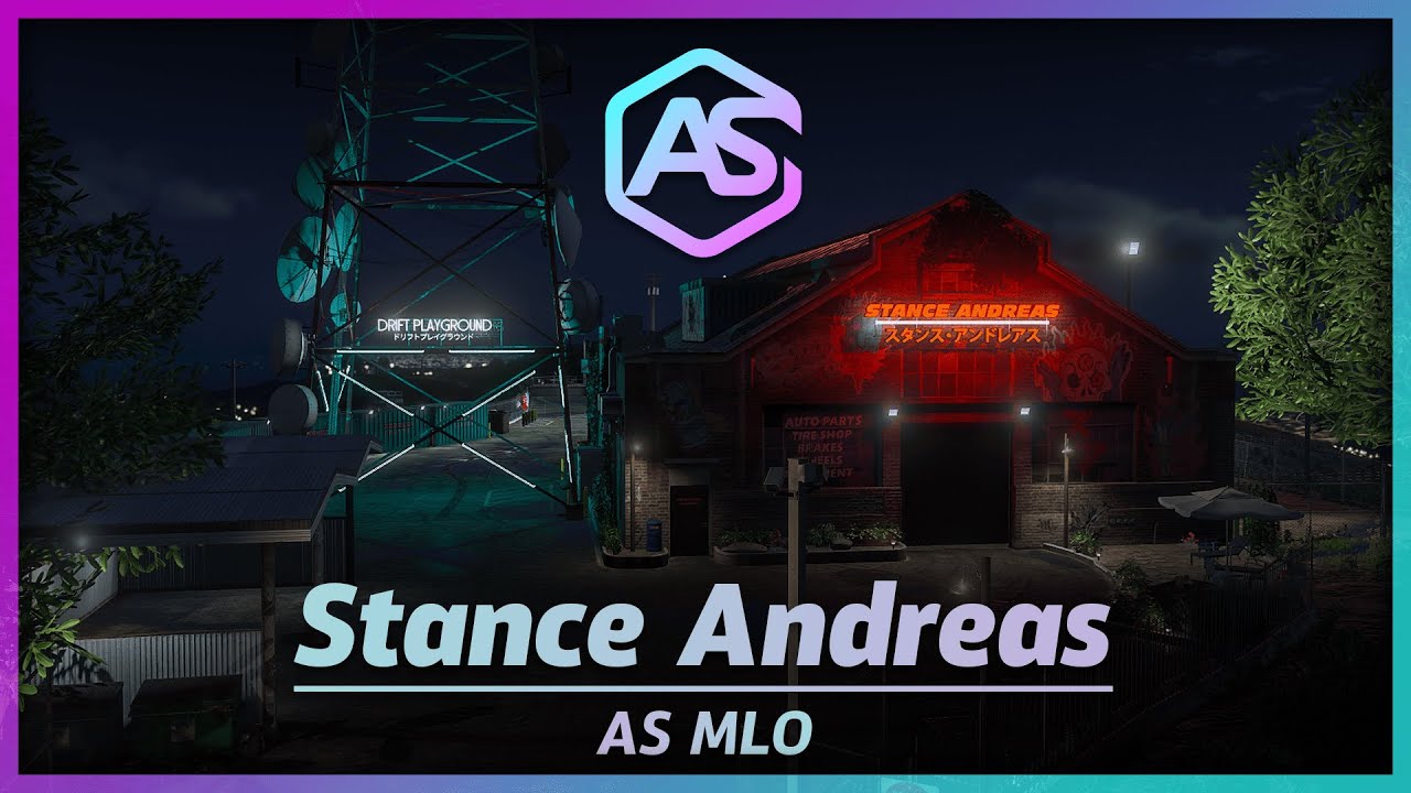 SHOWCASE GTA V Interior: Stance Andreas Drift HQ | AS MLO
