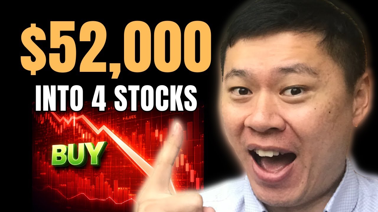 I'm Buying $52,000 Into These 4 Stocks That Came Down! Who are they and why invest?