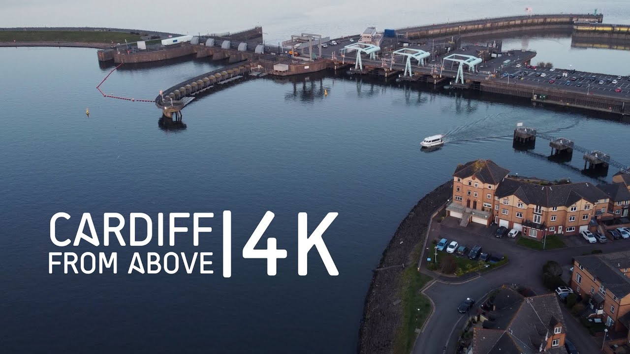 Cardiff From Above | 4K Drone Film with Relaxing Music