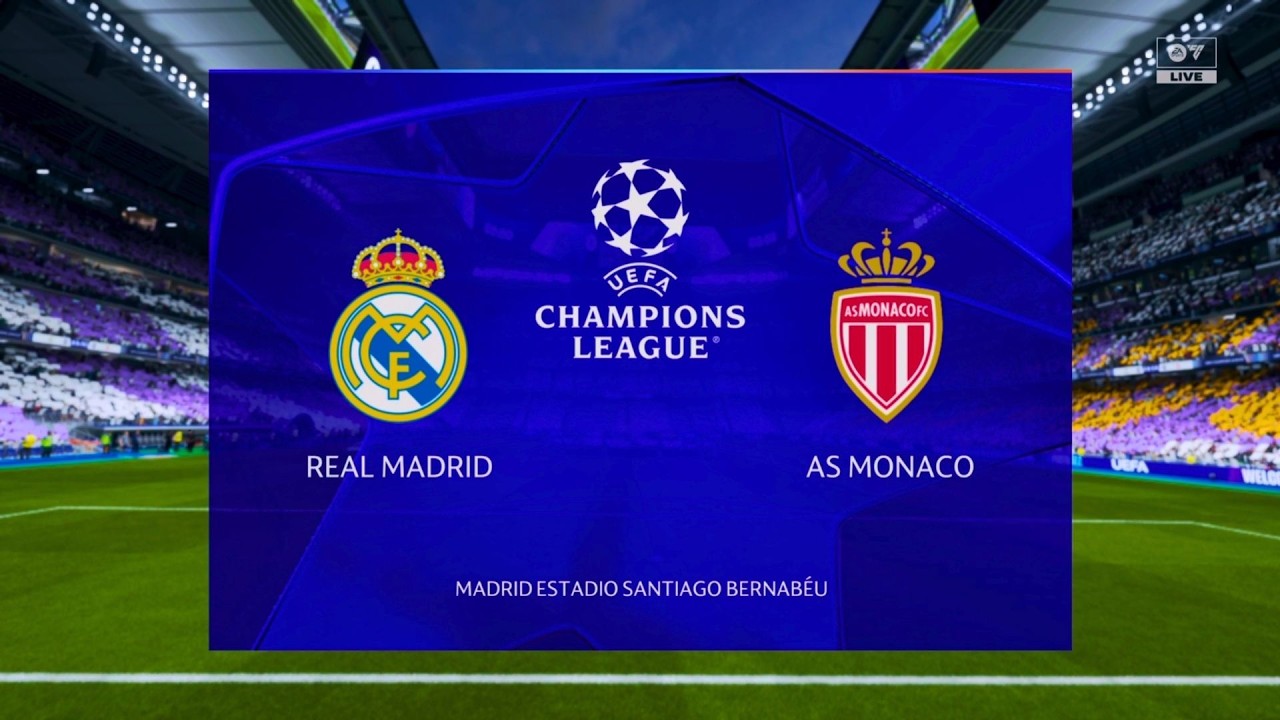 Champions League | Real Madrid - Monaco 4K PS5 PRO Gameplay