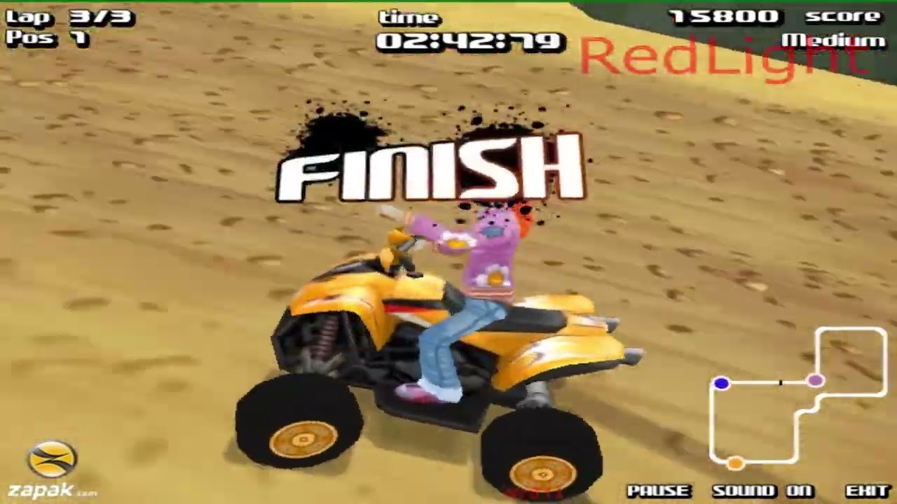 Quad Racing Challenge (Shockwave) Full Game In One Video Playthrough