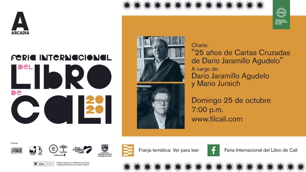 25 años de Cartas Cruzadas, de Darío Jaramillo Agudelo