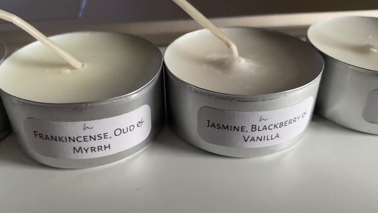 Coconut Rapeseed Wax Tealights from NAKEnDLE