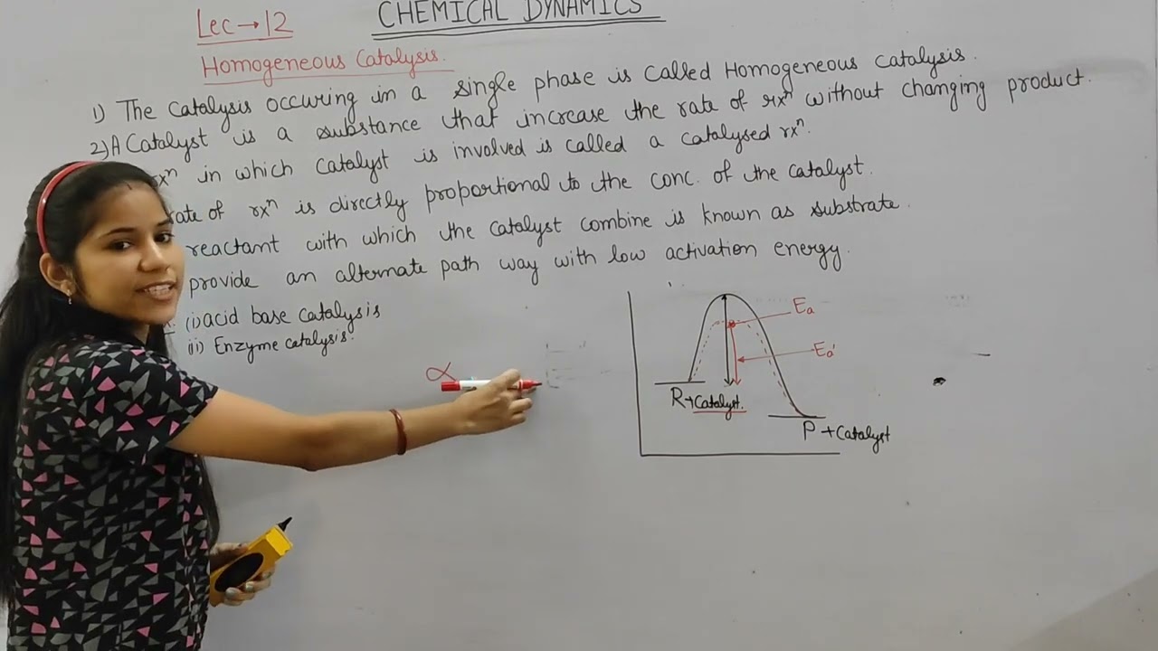 chemical dynamics | part 12 | Homogeneous catalysis | catalyst | chemistry champs | msc chemistry |