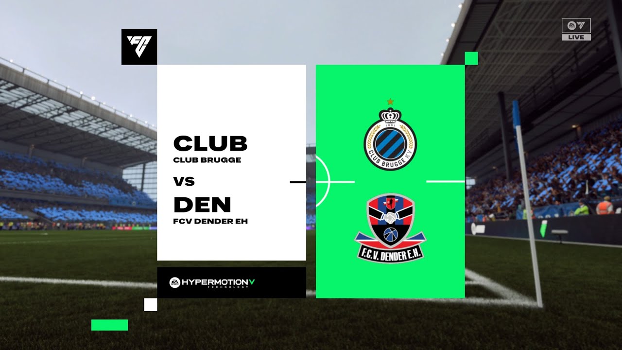 EA FC 26| Club Brugge vs Dender | Matchday 1 | 2025-26 Jupiler Pro League w/Club Brugge