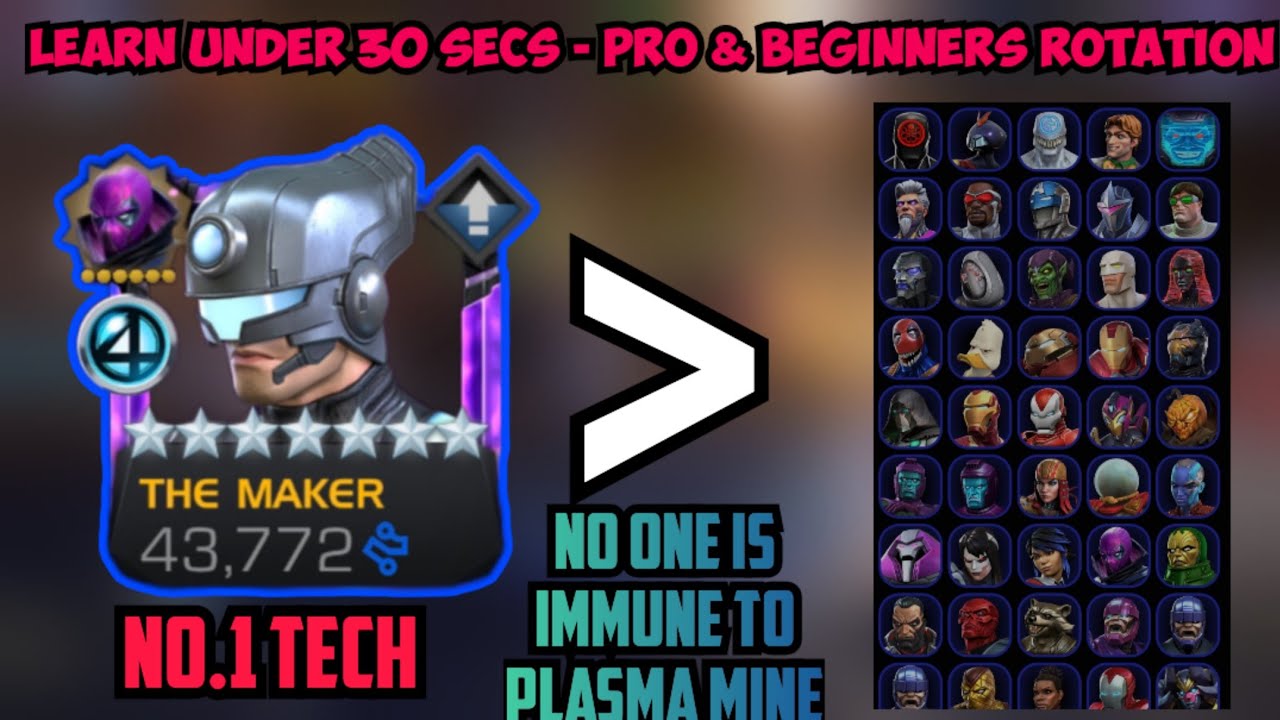 THE MAKER NO.1 Tech Champion | Beginner & Pro Easy Rotation | Learn under 30 Secs 