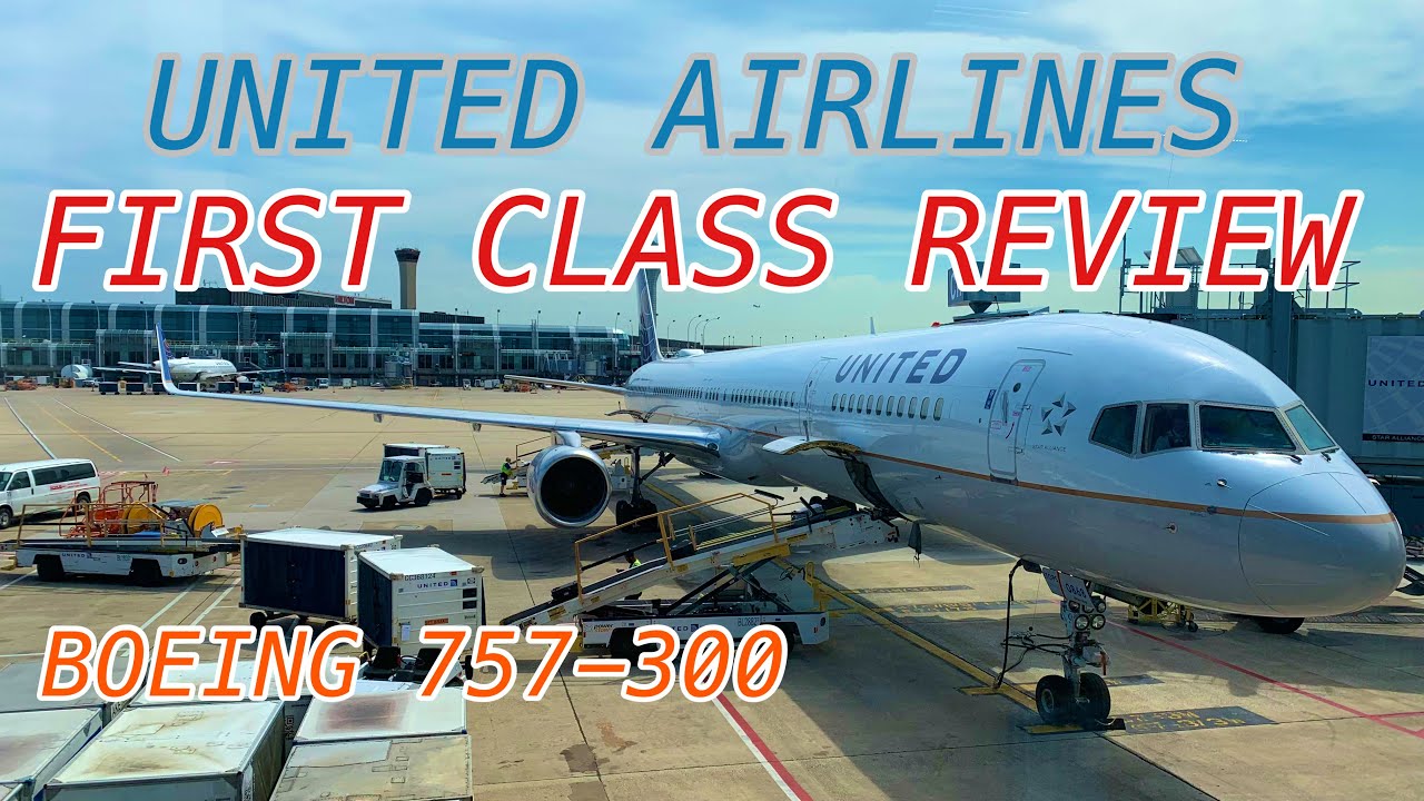 UNITED AIRLINES FIRST CLASS 757-300