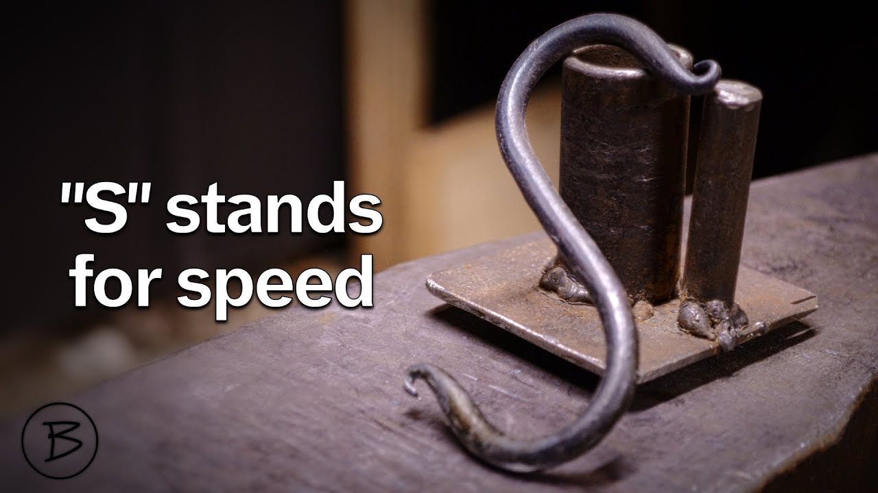 Becoming More Efficient at Blacksmithing S-hooks