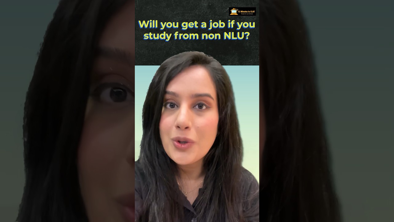 Can you get jobs in non-NLUs law schools? | Kriti Bhatnagar #shorts