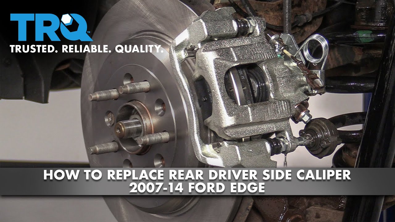 Как заменить задний суппорт со стороны водителя на Ford Edge 07–14