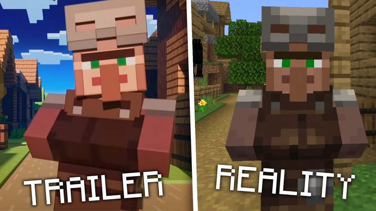 Minecraft 1.17 trailer vs reality
