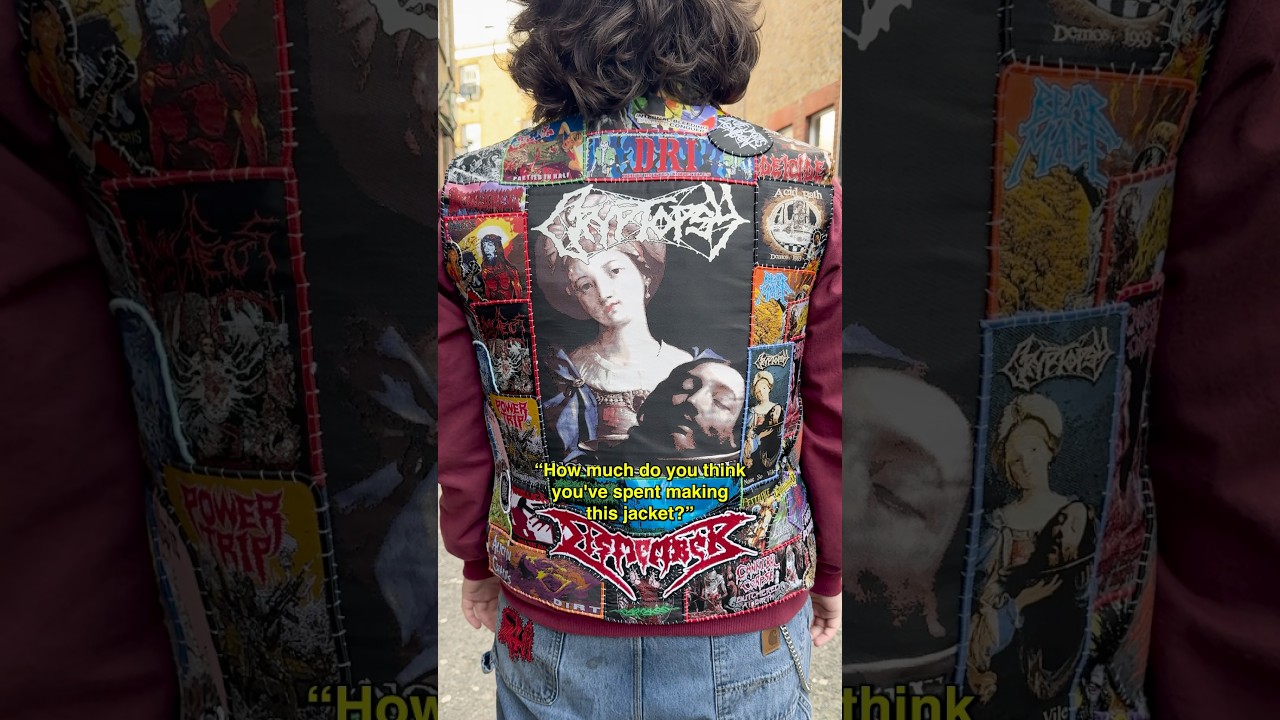 HOW MUCH IS A BATTLE VEST? #metal #battlejacket #thrashmetal #metalhead #battlevest