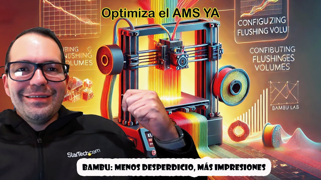 Optimiza el AMS de Bambu Configurando Flushing Volumes