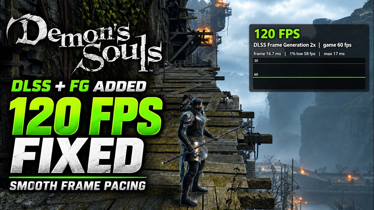 Demon's Souls Remake PC &ndash; DLSS Added & Frame Generation FIXED! | 120 FPS