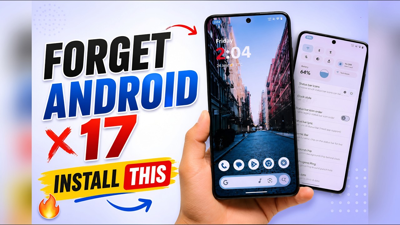 🚀Забудьте про Android 17 👀 &mdash; установите эту идеальную кастомную прошивку 2026 года! 🔥
