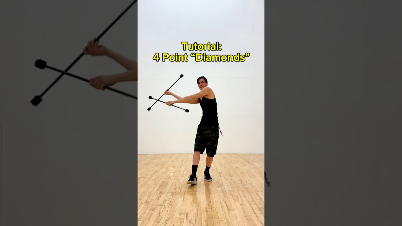 Double Staff “Diamonds” Tutorial 💎  
