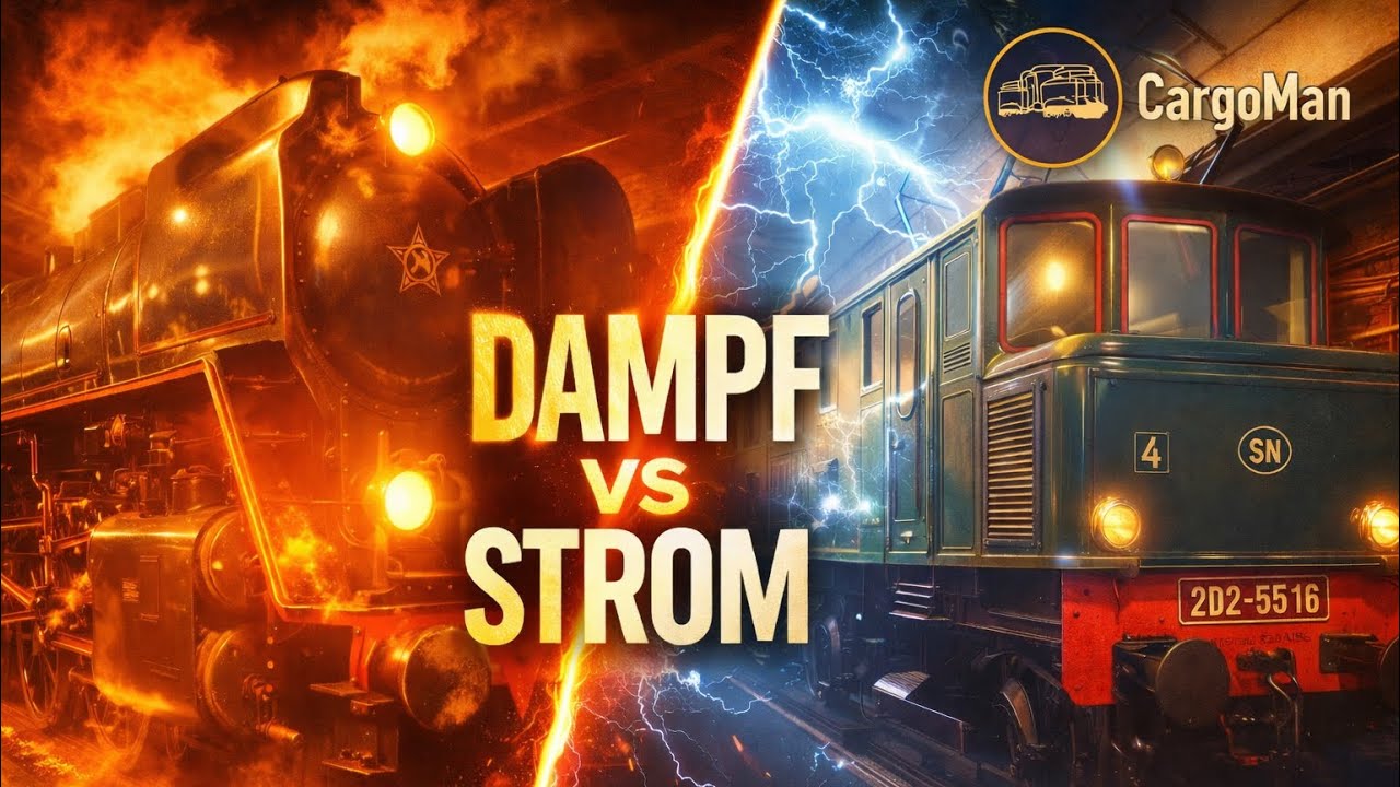 Von Dampf zu Strom 🚂 | Elektrifizierung der Eisenbahn