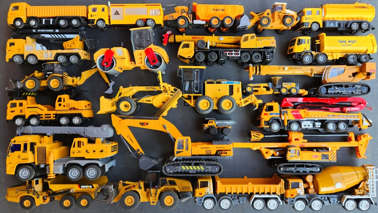 Excavator, Wheel Loader, Motor Grader, Dump Truck, Road Roller, Bore Pile, Mixer Truck, Tanker Truck