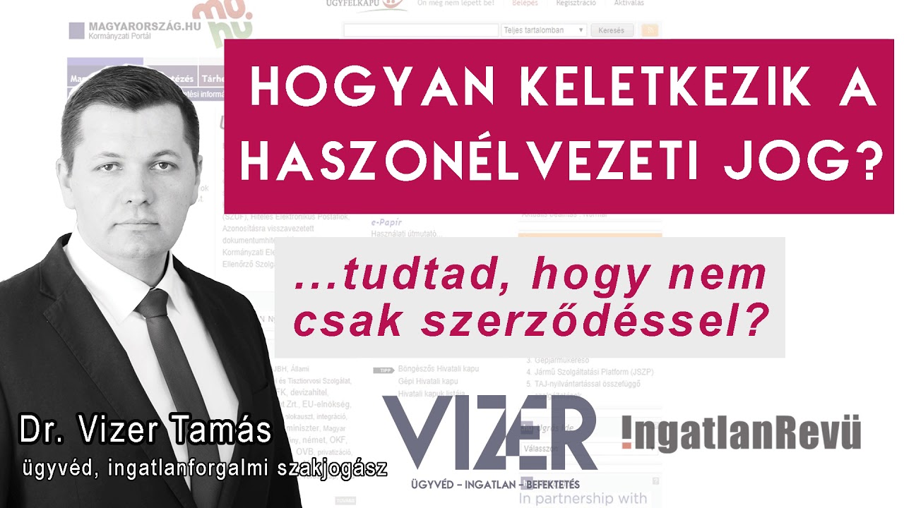 #06 Hogyan keletkezik a haszonélvezeti jog? 🏠🎙️