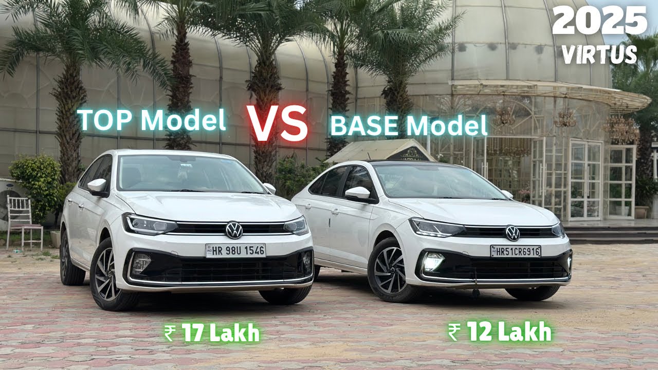 Volkswagen Virtus Topline VS Comfortline Model | Base Model मे इतना कुछ 😍 | Detailed Comparsion 