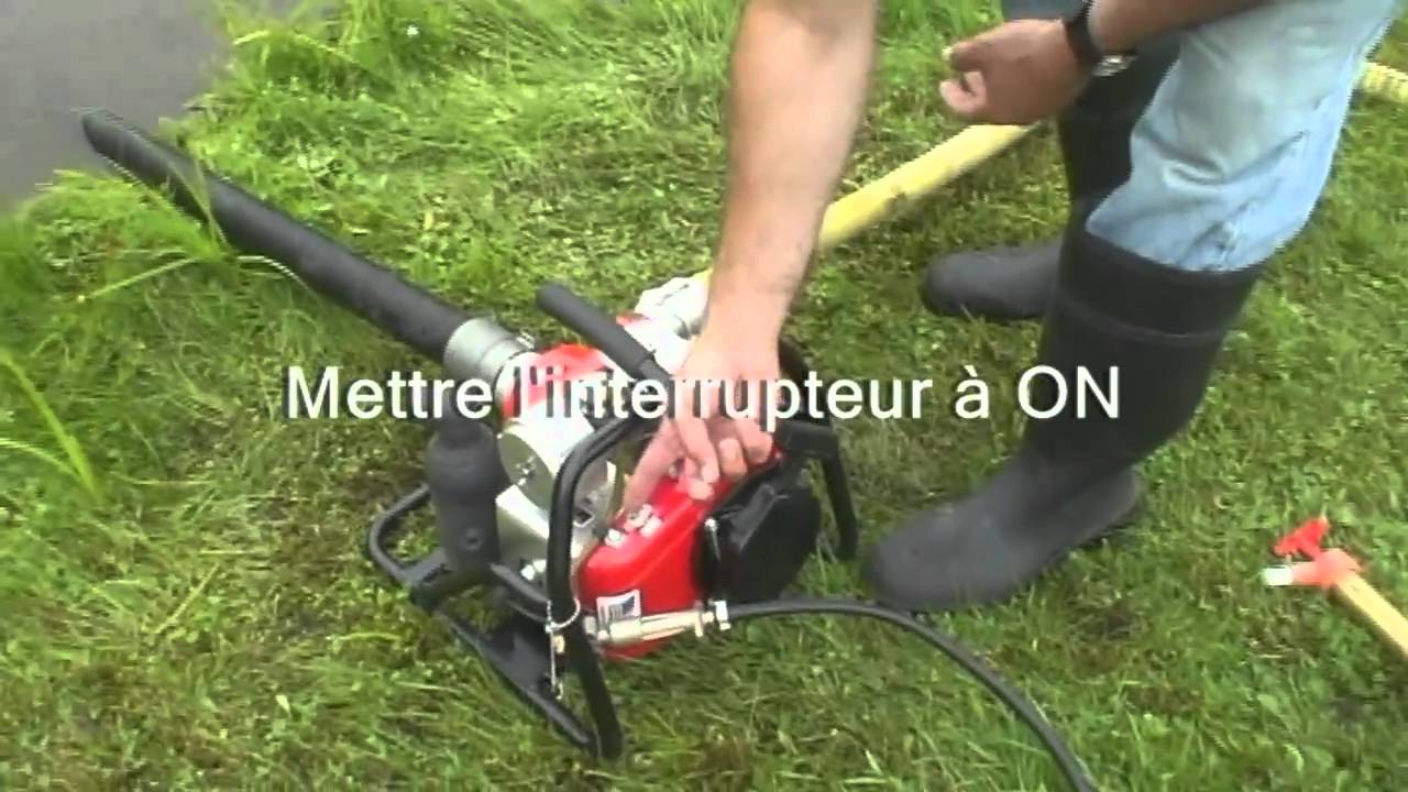 Installation de la Pompe Wick250