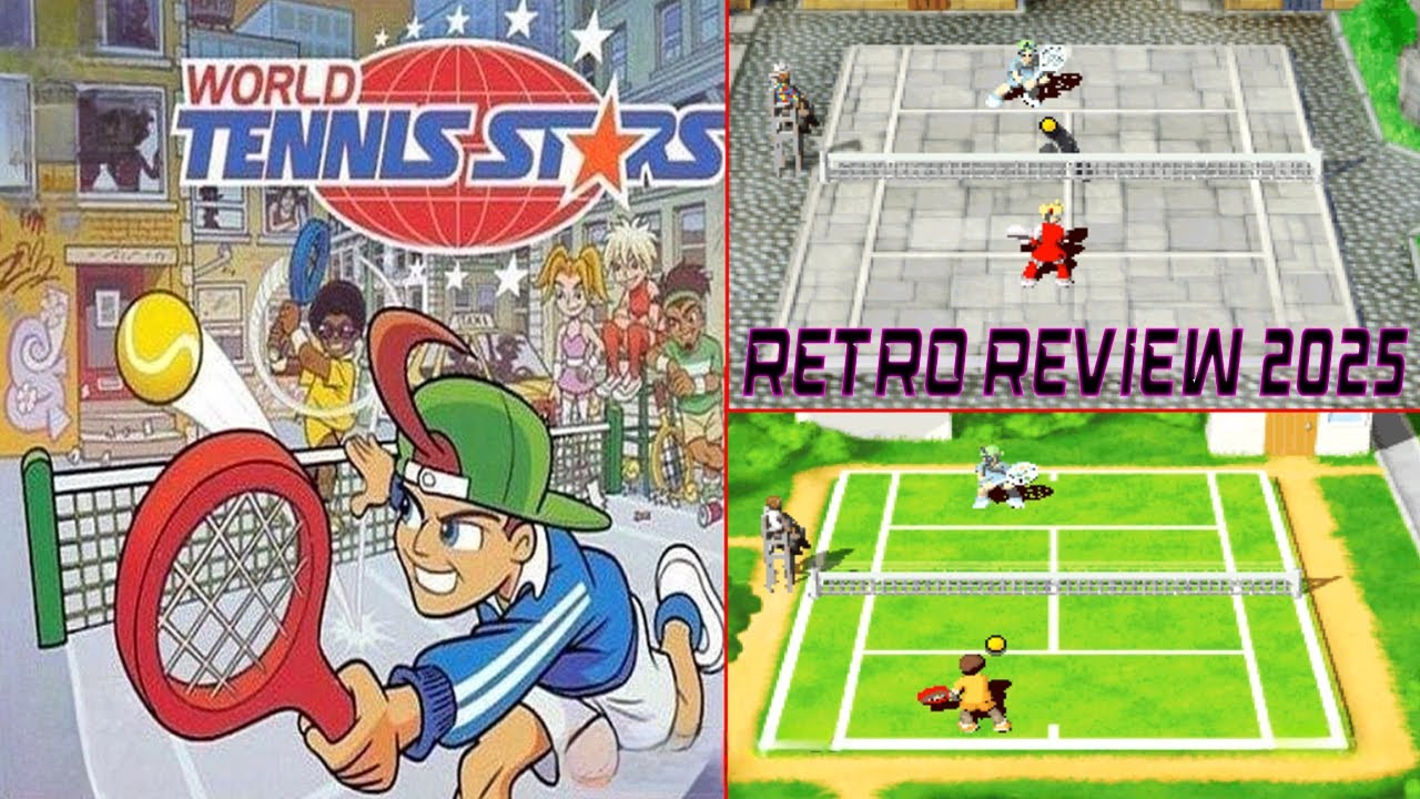 Retro Tennis Madness - World Tennis Stars Review 2025 | PS1 | 4K