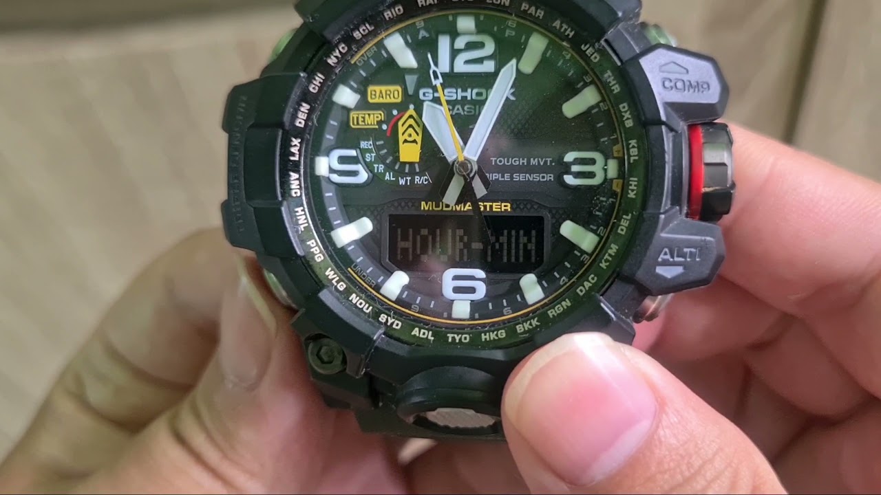 G-SHOCK GWG 1000 : Cara Mengatur Waktu