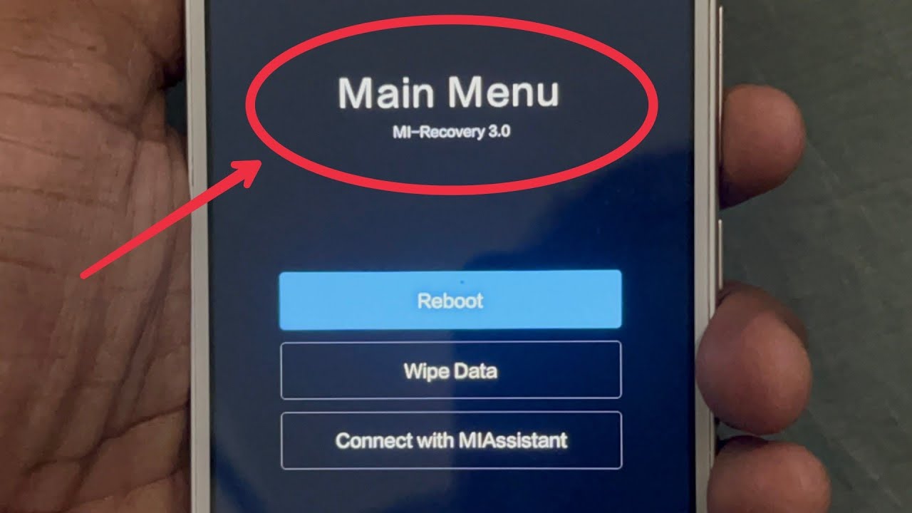 Fix Main Menu MI-Recovery 3.0 Showing Problem Solve || Hard Reset menu in Redmi Xiaomi Phones 5A