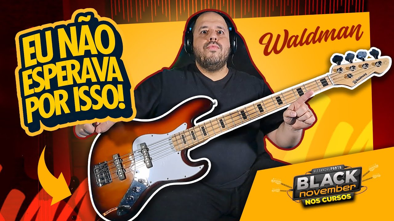 Esse Baixo Surpreendeu! Waldman GJJ 200X – Vale a Pena?  - Review 