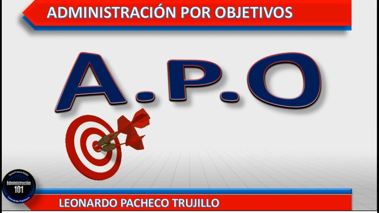 Administración Por Objetivos APO: Concepto, Características