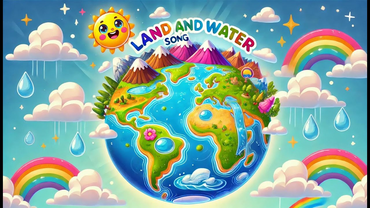 Land and Water Song for Kids | Learn About Earth&rsquo;s Landforms and Water Bodies