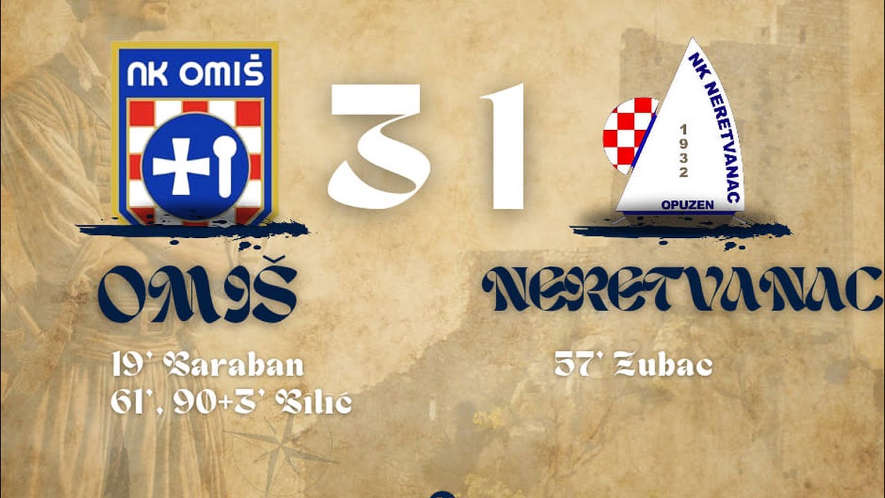 Omiš vs Neretvanac 3:1, sažetak utakmice