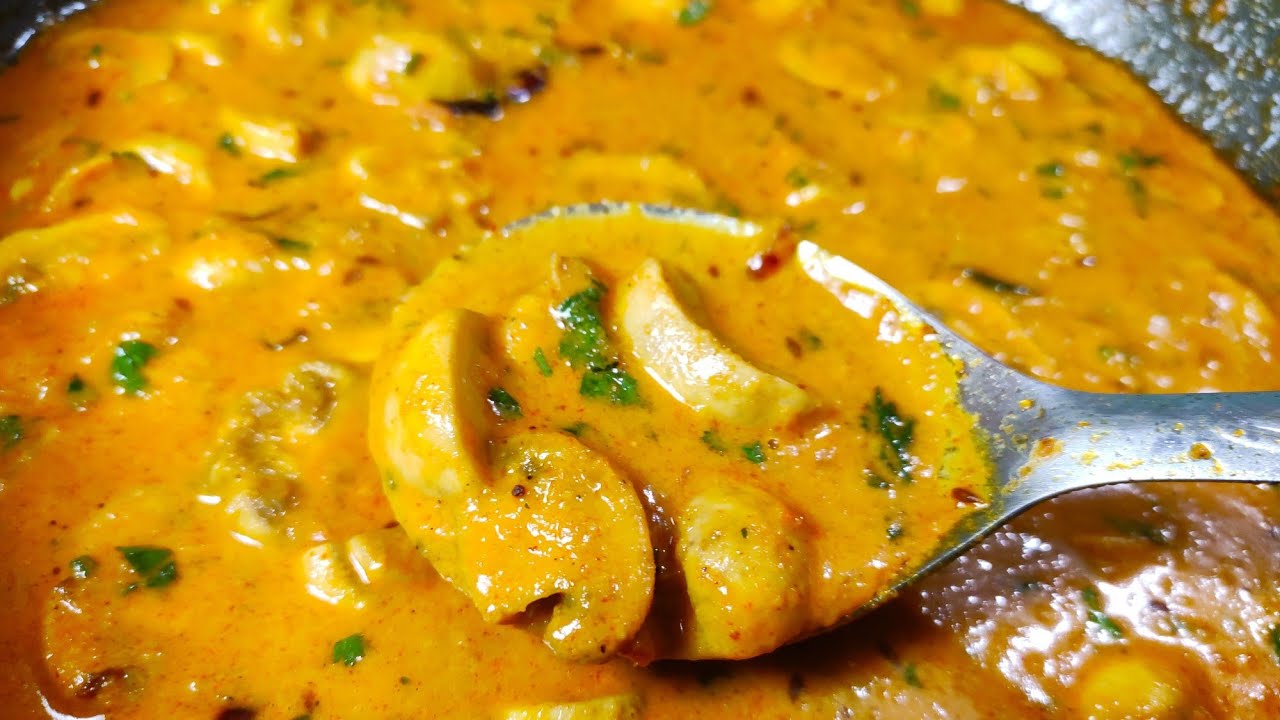 Mushroom coconut curry recipe। Mushroom curry with coconut milk | Mushroom Coconut Curry | Mushroom