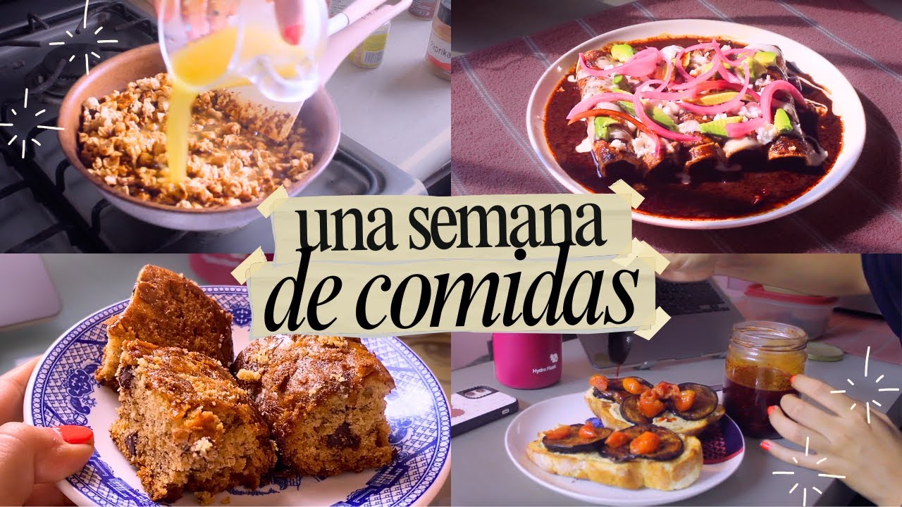 lo que comí en una semana🍜🍒🥑 ideas de comidas deliciosas para la semana