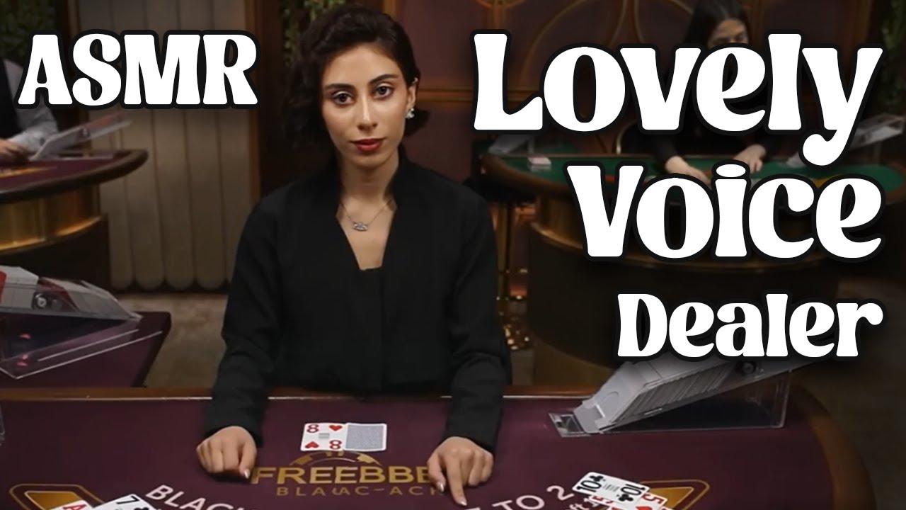 Unintentional ASMR | This Blackjack Dealer With a LOVELY Voice ♦