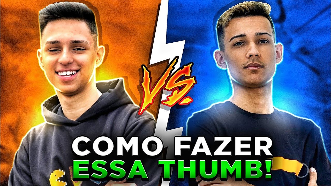 COMO FAZER THUMBNAIL AVANÇADA DE X1 FREE FIRE NO CELULAR (ps touch)
