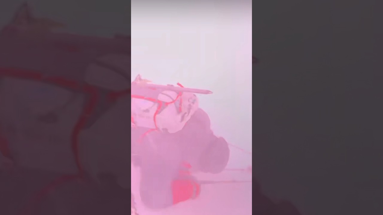 Struck by lightning while climbing, almost. 