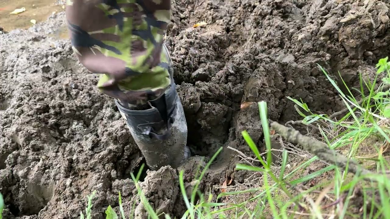 Hunter Norris in Sticky Stream Mud Part 1